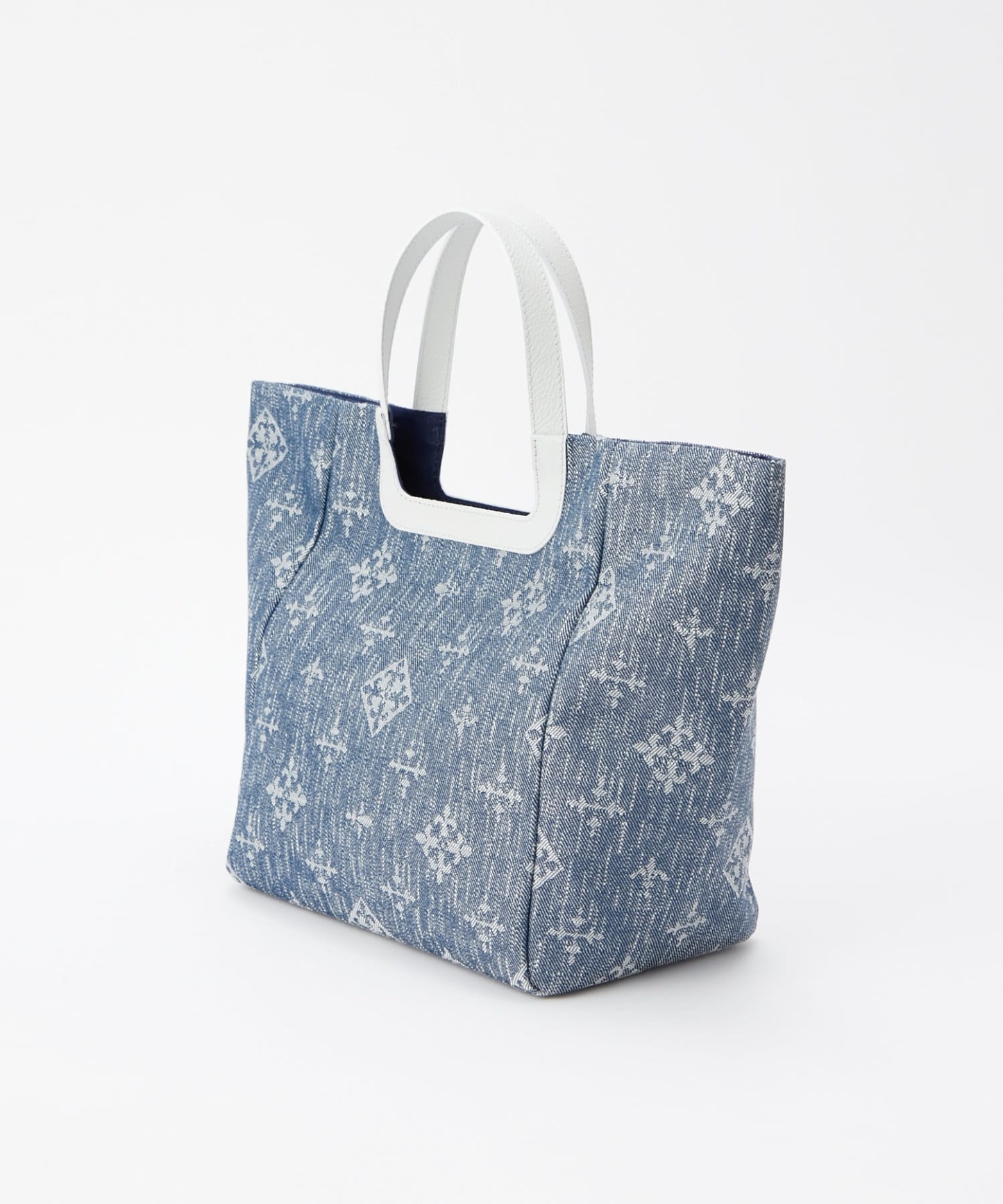 *4-6 WEEKS* (1219) LIMITED EDITION Russet [Denim jacquard] Tote bag Indigo